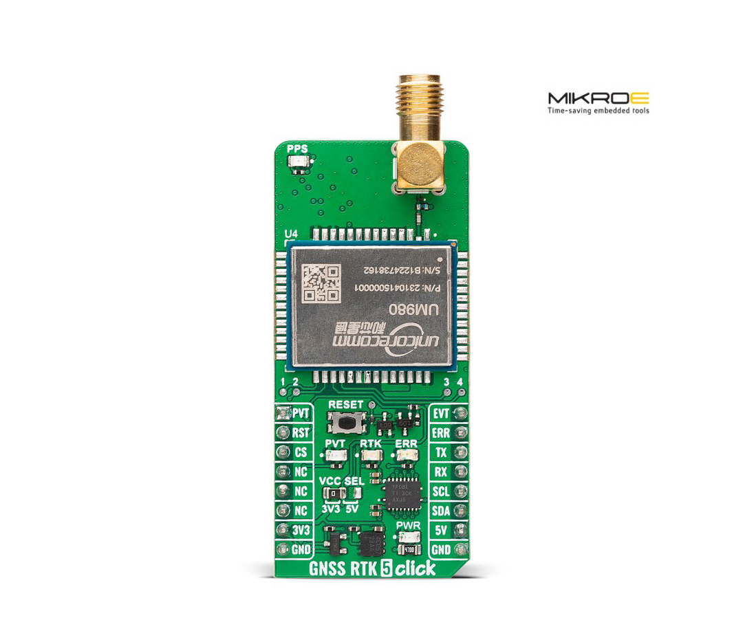 MIKROE GNSS RTK 5クリック